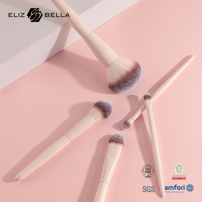 5PCS Travel Makeup Brushes Set Mini Cosmetic Brush Set For Women