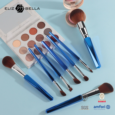 8pcs Professional Makeup Brush With Plastic Handle OEM ODM Customized