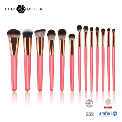 8pcs Beauty Cosmetic Brush Set Wooden Handle Private Label Makeup Brush Set