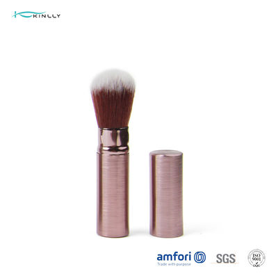 Retractable Kabuki Makeup Brush, Travel Face Blush Brush, Portable Powder Foundation Brush