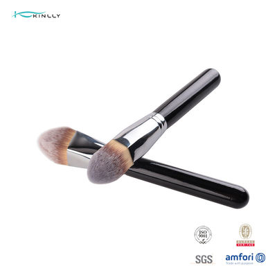 Mixed Bristle Individual Makeup Brushes Dome Head Duo Fibre Foundation Brush