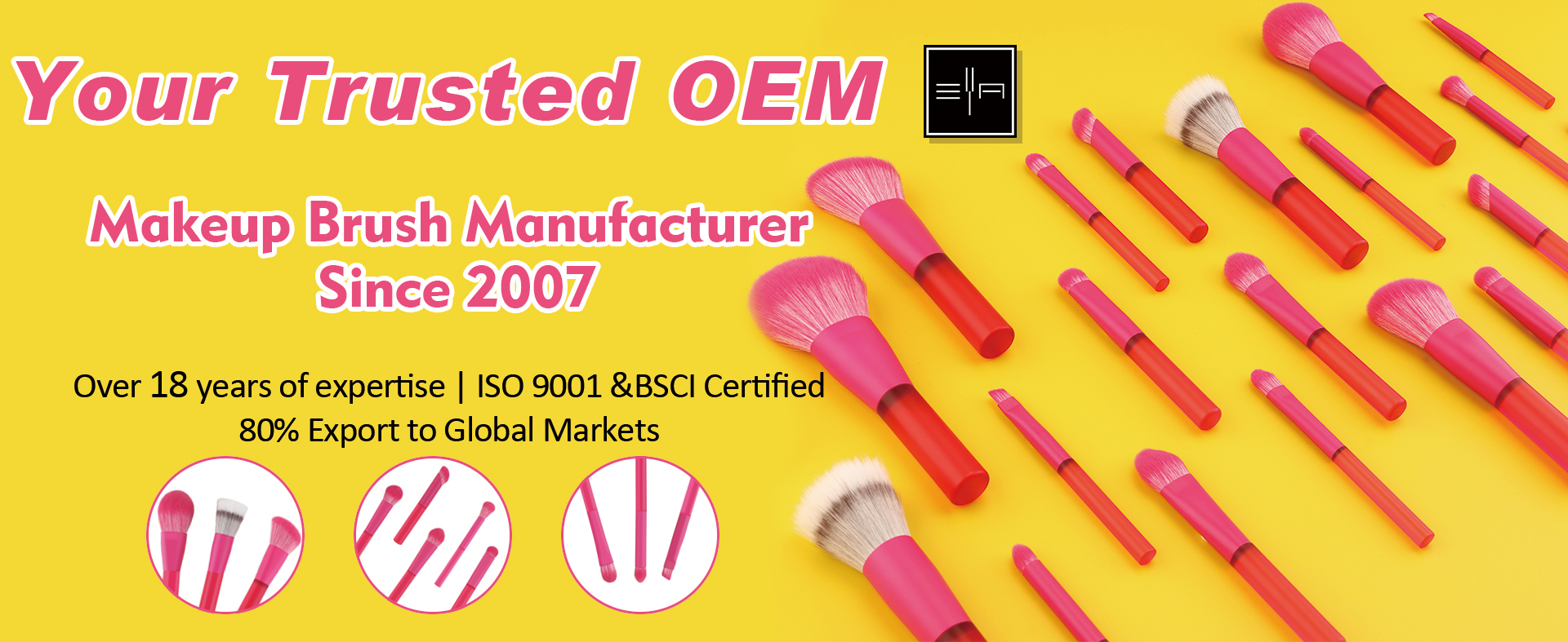 Quality Cosmetic Makeup Brush Set factory