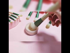 Travel Size Makeup Brush Set With Synthetic Hair