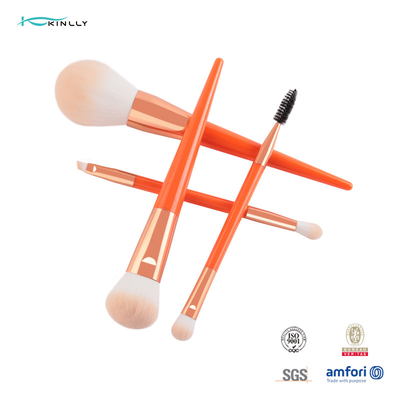 4pcs Protable Soft Bristles Cosmetics Brush Set Luxury Makeup Brushes