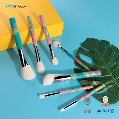 Professional 7 Pcs Makeup Brush Set Premium Synthetic Hair Makeup Brushes