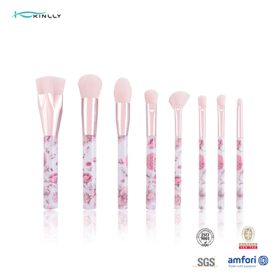 Premium Cosmetic Makeup Brush Set Cruelty Free 8pcs For Foundation Blending Blush Concealer
