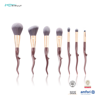 Customized OEM 7pcs Makeup Brush Kit Vegan Eyeshadow Foundation Cosmetics Brush Set