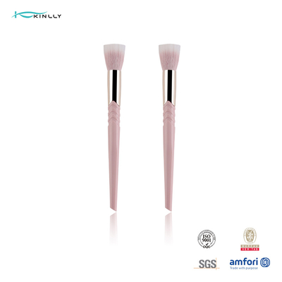 Synthetic Hair Cosmetic Makeup Brush Set with V-Shaped Ferrule And Special Design Plastic Handle