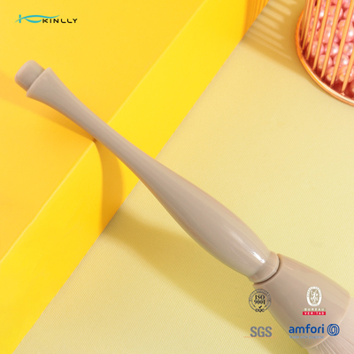 Wholesale Large Powder Brush Makeup Brush Cosmetic Brush Set With Plastic Handle And Aluminium Ferrule