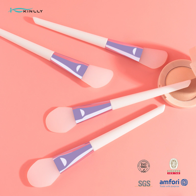Silicone Face Mask Brushes, Flexible Facial Mud Mask Applicator Brush, Hairless Moisturizers Applicator Tools