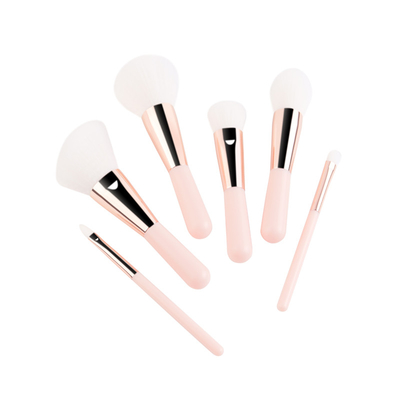 6 PCS Wholesale Private Label Cosmetic Custom Professional Makeup Brushes Kit Eye Face Luxury Makeup Brush Set