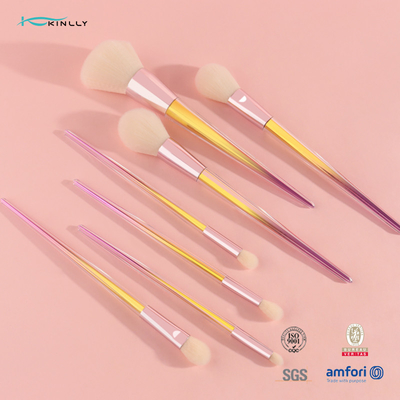 Cosmetics 7PCS Makeup Brush Set Beauty Tool Synthetic Hair Plastic Handle