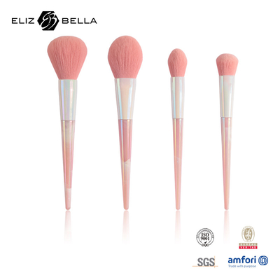 4pcs Professional Makeup Brush Set Premium Synthetic Fibers Tapered Makeup Brush