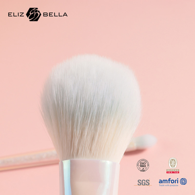 5pcs Travel Makeup Brush Set With Nylon Hair Aluminium Ferrule OEM