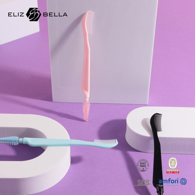 Silicone Plastic Eyebrow Brush And Eyelash Comb Washable Reusable