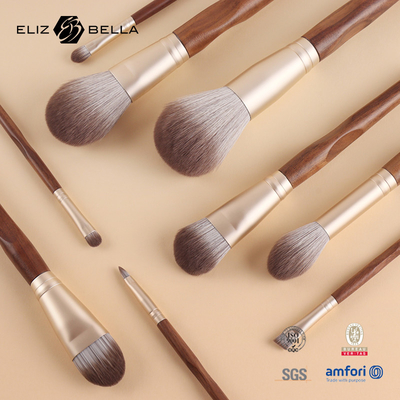OEM Customized Synthetic Hair Cosmetic Makeup Brush Set Vegan Free Eco-Friendly,Private Logo Professional Brushes