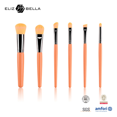 Aluminium Copper Ferrule Cosmetic Makeup Brush Set For Face