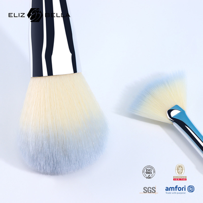 Beauty Plastic Handle Travel Makeup Brush Set Synthetic Hair Beauty Cosmetics Brushes