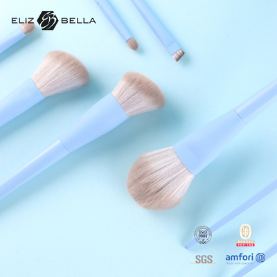 8pcs Makeup Brush Travel Kit For Powder Foundation Blush Eyeshadow Lip Eyebrow