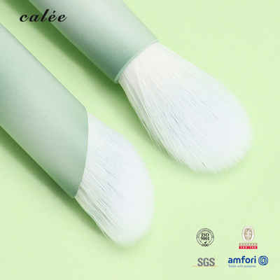 3pcs Synthetic Hair Makeup Brush Kits With PVC Bag Aluminium Ferrule Customized Logo