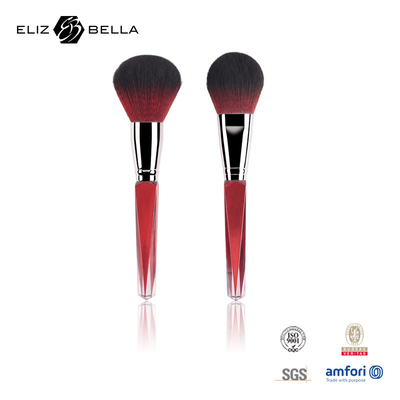 Makeup Large Powder Brush Plastic Handle Soft Synthetic Hair Private Label Face Brush
