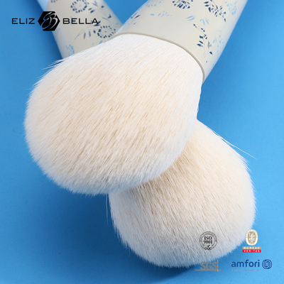 8pcs Makeup Brushes With Synthetic Hair And Rolling Printing Aluminium Ferrule OEM
