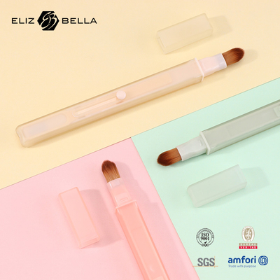 Duo-end Retractable Brush Plastic Handle Brushes Custom Cosmetic Lip Brushes Private Labels Design