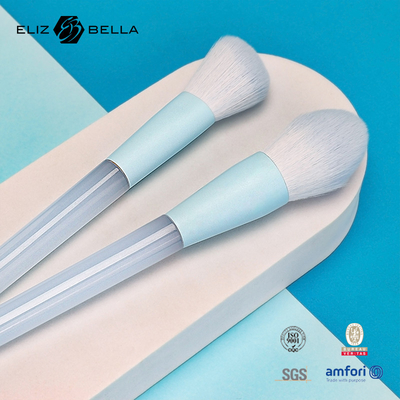 Plastic Handle Customized LOGO Accepted Luxury Makeup Brushes for Makeup Function Brushes,100% Synthetic Hair