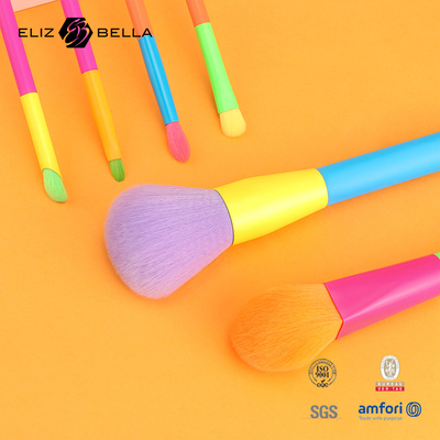 12pcs Professional Multi-Colors Makeup Brush Set For Foundation Powder Blush Eyeshadow,Colorful Cosmetic Brush