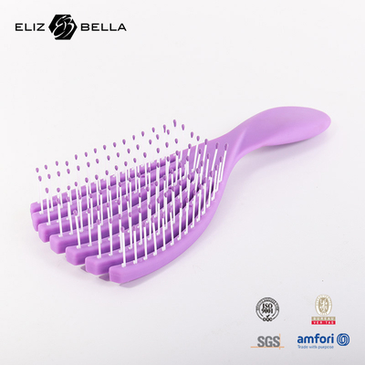 Colorful Heat Transfer Hair Brushes And Combs Sublimation Plastic Scalp Massage Hair Brush