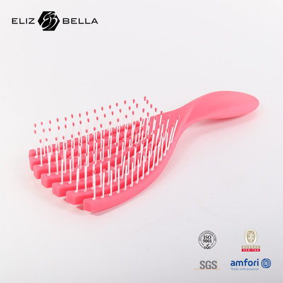 Colorful Heat Transfer Hair Brushes And Combs Sublimation Plastic Scalp Massage Hair Brush
