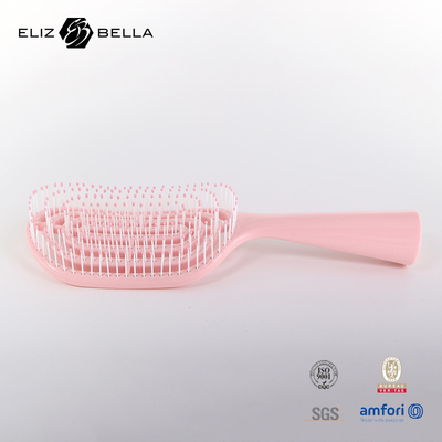 Wet And Dry Curved Vent Massage Square Paddle Hair Brush For Curly Hair Custom Logo  Hairbrush
