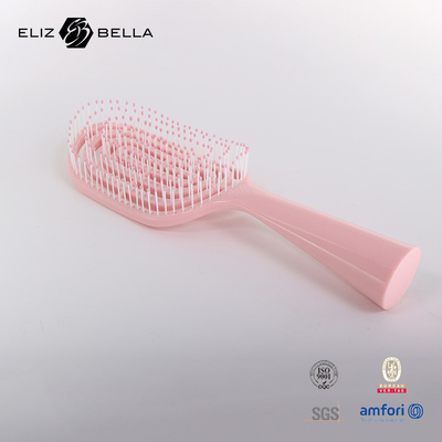 Wet And Dry Curved Vent Massage Square Paddle Hair Brush For Curly Hair Custom Logo  Hairbrush