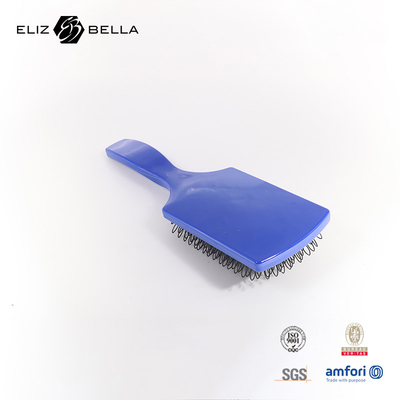 Square Hollow Vented Detangling Brush Massage Comb Deman Custom Logo Curved Wave Brush Maze Hair Brush For Hair Dryer