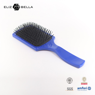 Square Hollow Vented Detangling Brush Massage Comb Deman Custom Logo Curved Wave Brush Maze Hair Brush For Hair Dryer