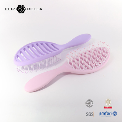 Private Brand Hair Style Brush Common Comb Customized Color Soft Bristles for Easy Tangle Removal