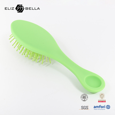 Custom Logo New Design 100% Maze Biodegradable Curved Vented Hair Brush Detangling Hair Brush For Women Hair Curly Comb