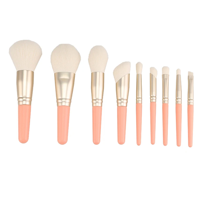 Goat Hair Makeup Brush Set With Pouch For Professional Eyeshadow Application