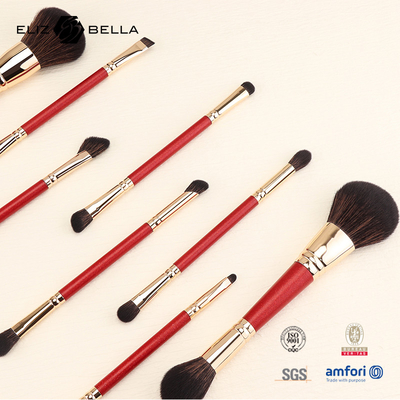 Private Logo Branding Option Makeup Brush Collection Made of Aluminium  Ferrule Material