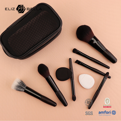 Fasional Makeup Brush Kit The Perfect Addition to Your Collection,Small Brush Set With Zipper Cosmetic Bag