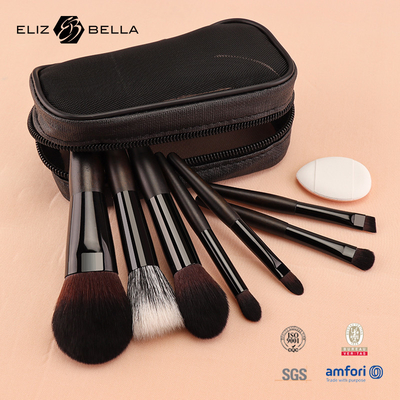 Fasional Makeup Brush Kit The Perfect Addition to Your Collection,Small Brush Set With Zipper Cosmetic Bag