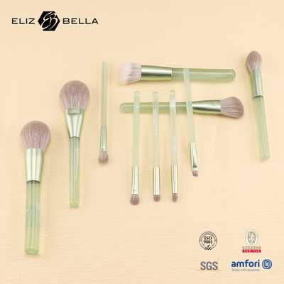 Daily Makeup Beauty Brush Set for Makeup Enthusiasts,Plastic Handle Cosmetic Brush Set
