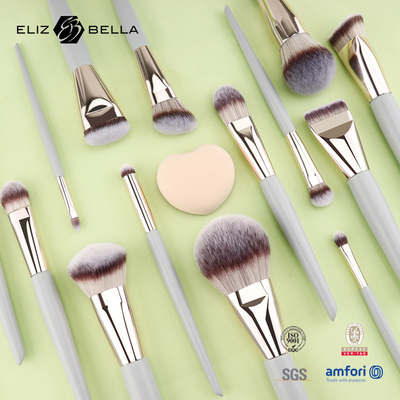 Mini Travel  Makeup Brush Set – 5PCS Vegan & Cruelty-Free Cosmetic Brushes for Face & Eyes