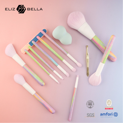 Luxury New Design Wooden Handle Makeup Brushes With Waterproof Printing,Private Label ,OEM/ODM Orders Welcome