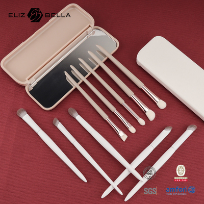 Mini Travel  Makeup Brush Set – 5PCS Vegan & Cruelty-Free Cosmetic Brushes for Face & Eyes