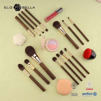 Customizable Travel Makeup Brush Set for Professional Makeup Application