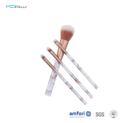 6pcs 2 Colors Synthetic 150mm Plastic Makeup Brushes