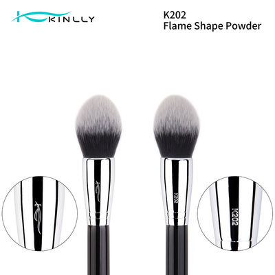 powder Makeup Brush both two color hair Copper Ferrule Wooden Handle· Face Brushes K202