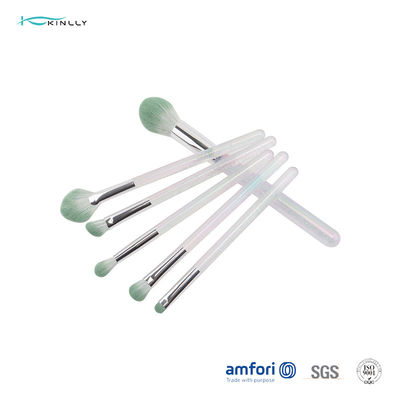 8pcs Synthetic Hair Aluminum Ferrule Cosmetic Makeup Brush