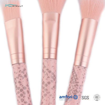 6 PCS Premium Synthetic Travel Makeup Brush Set Plastic Handle